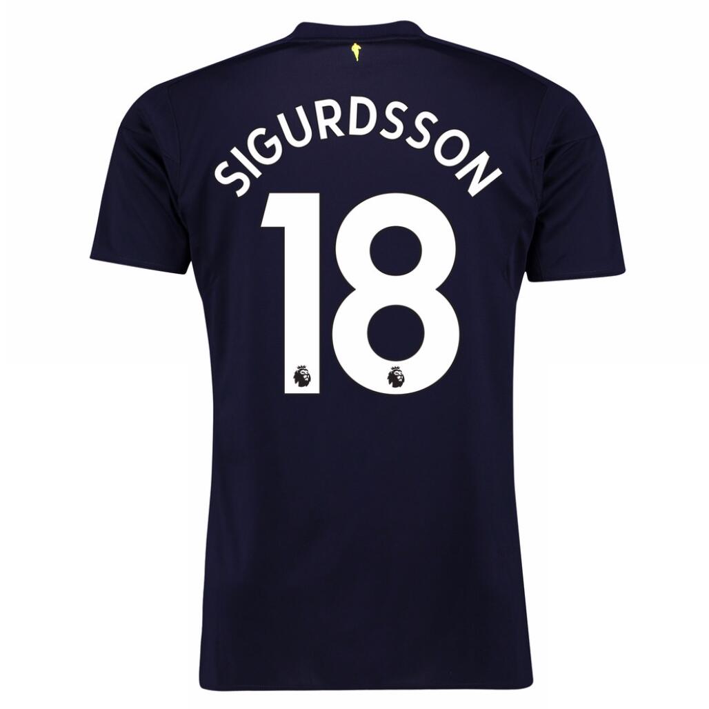 Everton Trikot Ausweich Sigurdsson 2017-18 Fussballtrikots Günstig